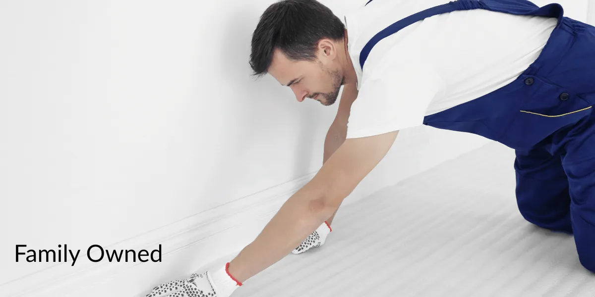 Carpet Cleaning & Restoration professional at work