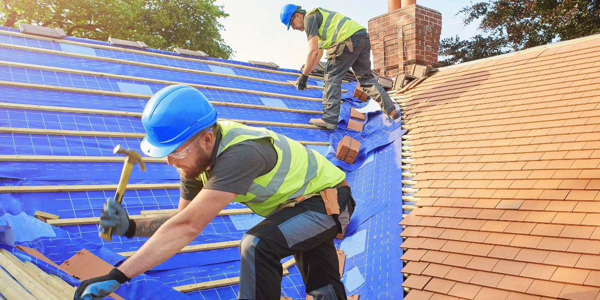 Roofing Services professional at work